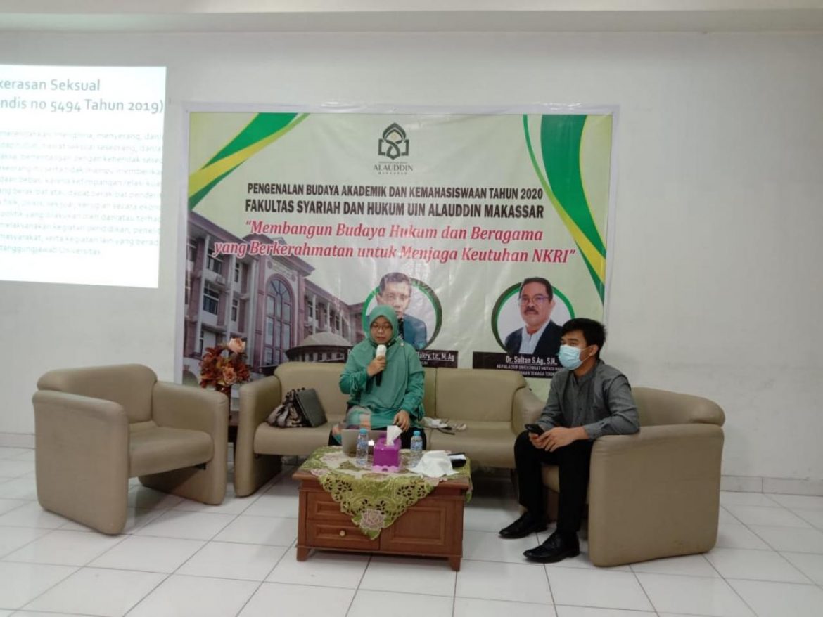 PSGA UIN Alauddin sosialisasi ke Maba cegah kekerasan seksual di kampus