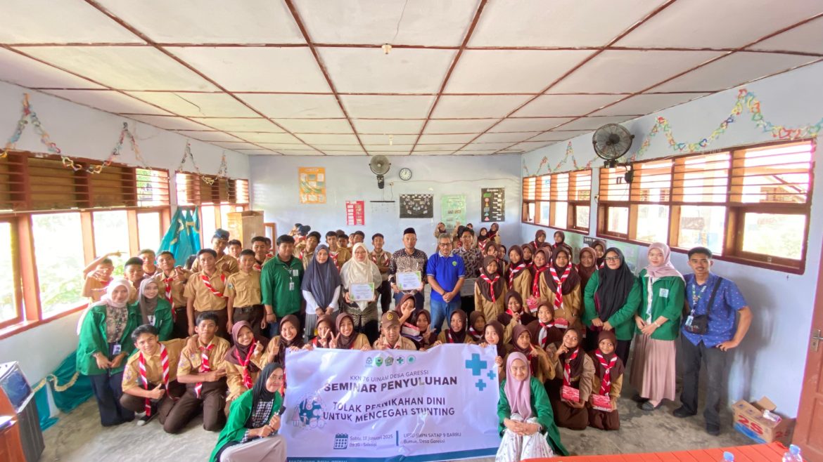 Waspada Pernikahan Dini Penyebab Stunting Melalui Seminar Penyuluhan