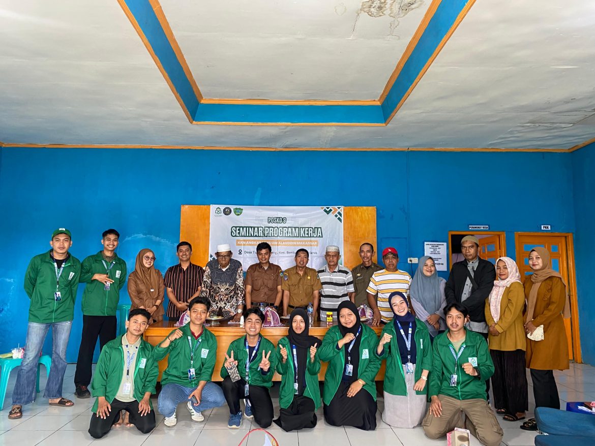KKN 76 UIN Alauddin Makassar Gelar Seminar di Desa Tunikamaseang, dengan Tema: Integritas Dalam Setiap Langkah, Harmoni Dalam Setiap Hubungan Kemanfaatan Bagi Semua