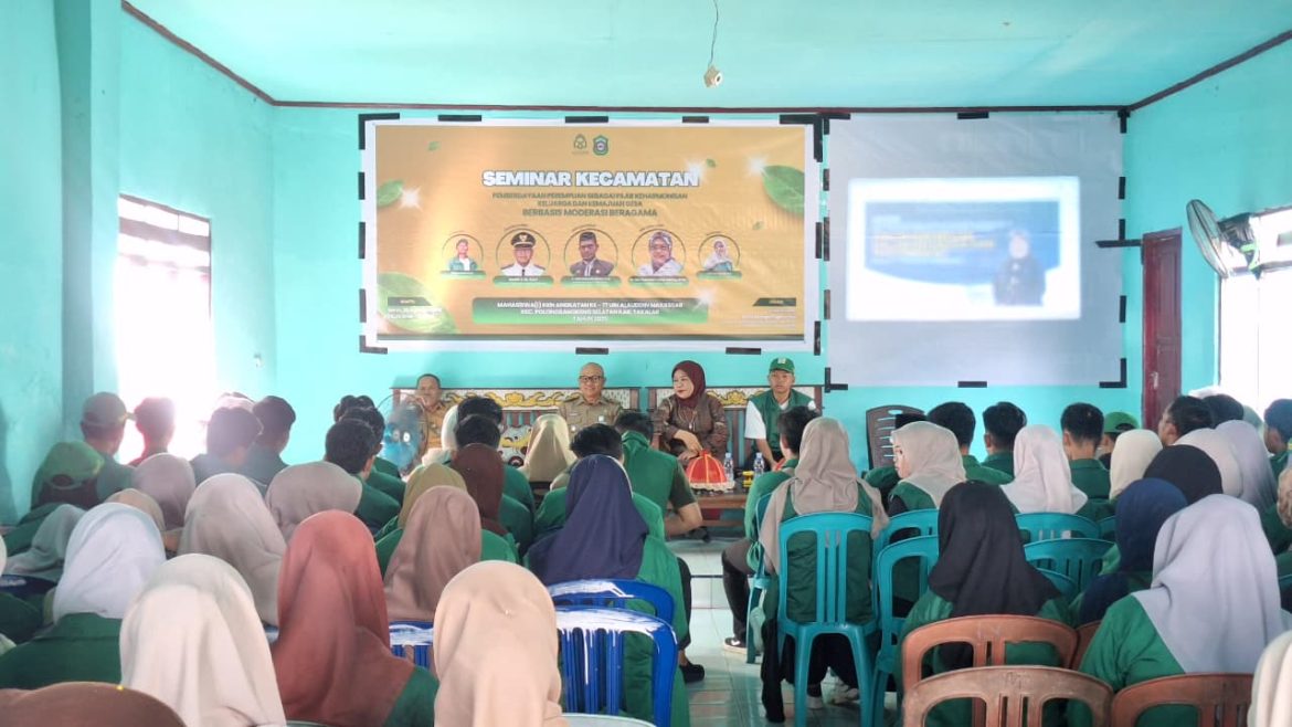 Perempuan Hebat, Desa Kuat! Seminar KKN di Moncongkomba Angkat Peran Perempuan sebagai Pilar Keharmonisan dan Kemajuan