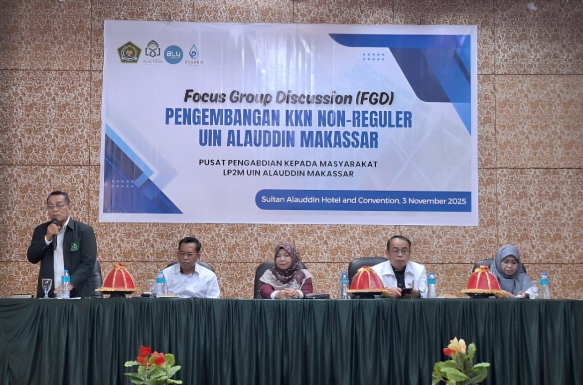 PPM UIN Alauddin Makassar Gelar FGD Pengembangan KKN Non-Reguler, Bahas Inovasi Model Pengabdian Mahasiswa