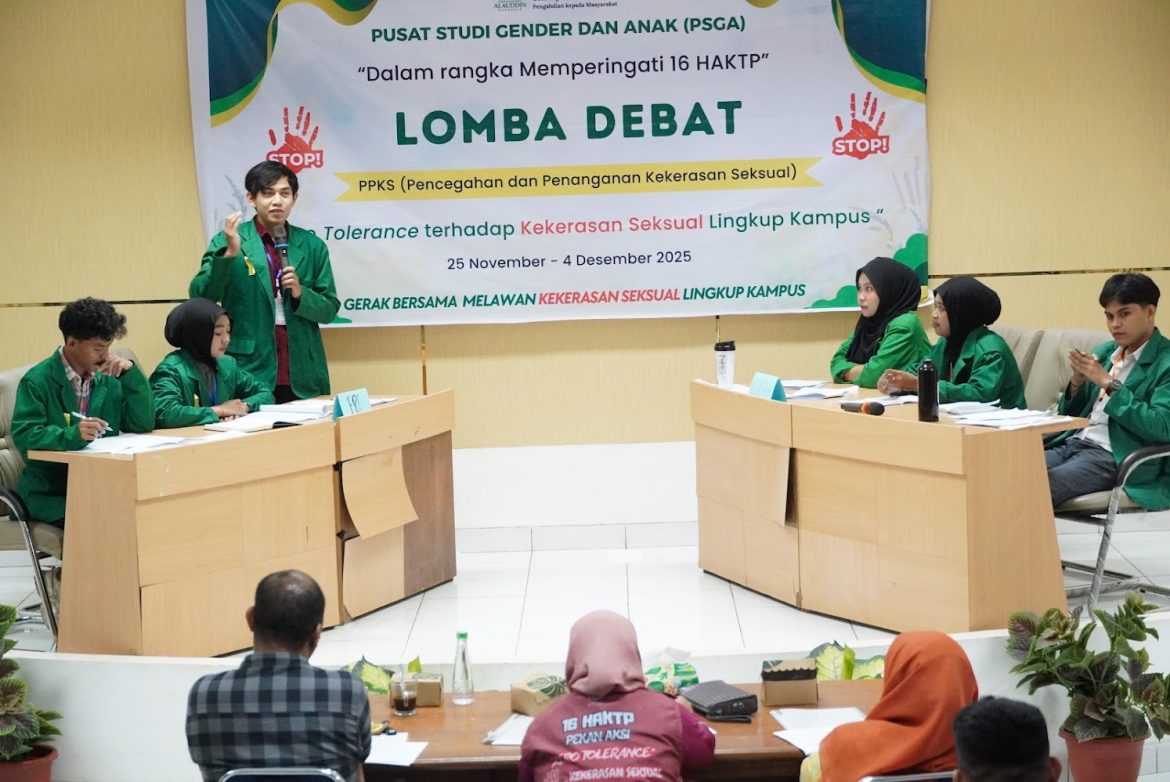 Lomba Debat Sengit! Mahasiswa UIN Alauddin Adu Argumen Kritis Soal Kebijakan Zero Tolerance