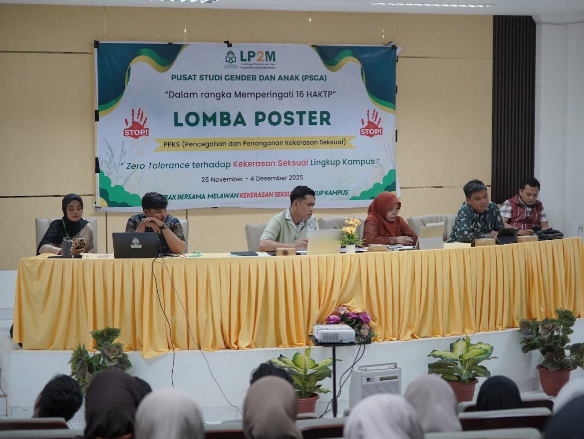 Adu Kreativitas, 10 Tim Terbaik Lomba Poster UIN Alauddin Paparkan Makna Karyanya di Hadapan Juri