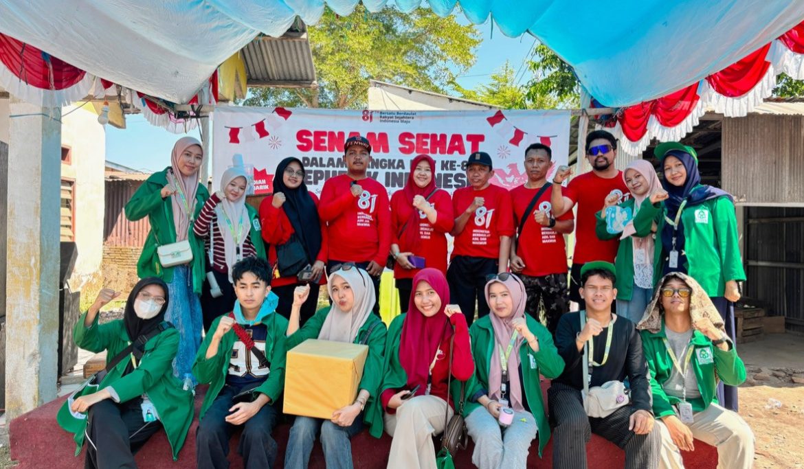 Mahasiswa KKN ikut Semarakkan Hut Ke-81 Republik Indonesia Di Kelurahan Borongloe